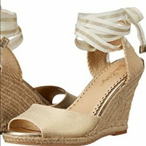 Lilly Pulitzer Alyssa wedges size 9.5 Brand New